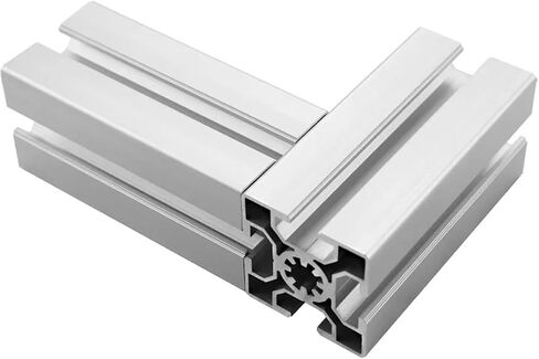 1 piece 5050-10 EU Aluminum Profile 10mm Slotted with Linear Guide Extruded European Standard Anodized 500mm 600mm(500mm) in Saudi Arabia