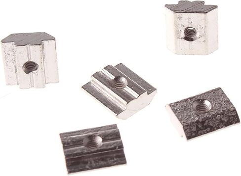 10pcs T-Type Square nut M4 M5 M6 for Aluminum Profile 2020 3030 4040 4545 Galvanized Sheet Slide Hammer nut(45-M10) in Saudi Arabia