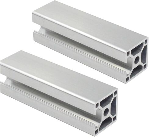 2 pcs 3030 N3 T Slot 100-1200mm Silver Aluminum Profile Anodized Linear Guide Extrusion Frame(1200mm) in Saudi Arabia