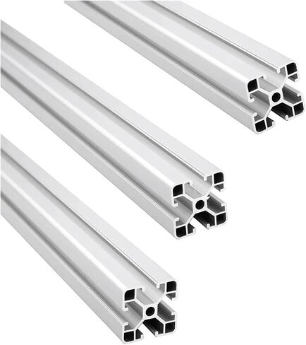 4040 Aluminum Profile Anodized Extrusion 100 300 600 800 2000mm Length Linear Guide Rail for CNC 3D Printer(450mm) in Kuwait
