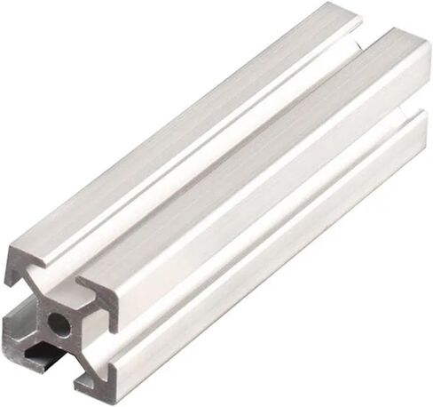 2pcs Inner Hole 5mm 1515 Aluminum Profile T Slot Linear Guide 1515 1m Silver Extrusion Frame European Standard Camera Slider Furniture(100mm) in Saudi Arabia