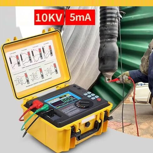 10 كيلو فولت اختبار عزل الجهد عالي الجهد مجموعة اختبار مقاومة العزل 10KV لمقاومة الجهد العالي عالية السعة الناتجة عن الكهرباء التي تسببها في الجهد 10 كيلو فولت 10 كيلو فولت in Saudi Arabia