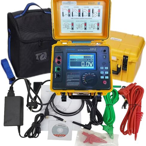 High Voltage Insulation Resistance Tester Kit 5Kv Insulation Resistance Tester for High-Capacity High-Voltage Strongly Induced Electrical with 2 Teraohms Resistance 5Kv Voltage in Saudi Arabia