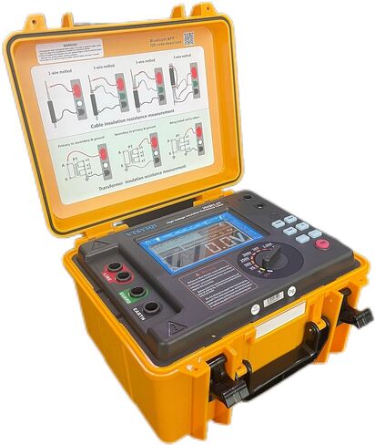 High Voltage Insulation Resistance Tester Kit 5Kv Insulation Resistance Tester for High-Capacity High-Voltage Strongly Induced Electrical with 2 Teraohms Resistance 5Kv Voltage in Saudi Arabia