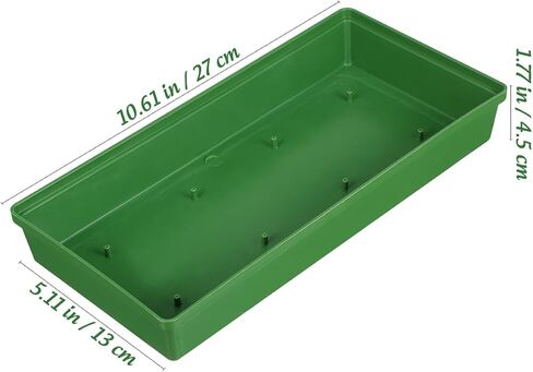 10pcs Floral Foam Trays for Flower Arrangement, Rectangle Floral Foam Holder, Plastic Mud Fixing Plates Flower Bowls for Centerpieces, Festival Wedding Party Decoration, 10.22x4.72x1.57in in Saudi Arabia