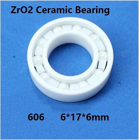 4pcs/10pcs 606 Zro2 محامل سيراميك كاملة 6x17x6mm زركونيا السيراميك الأخدود العميق محامل 6 * 17 * 6mm in Saudi Arabia