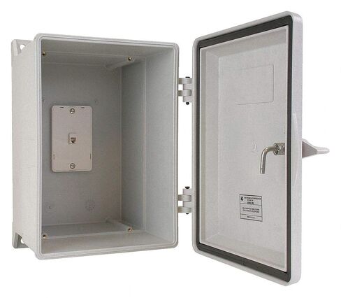 Telephone Enclosure, Gray, Height 14-39/64", Width 10-29/32", Depth 10-1/2" - 255-003SK in Saudi Arabia