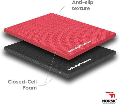 Norsk Dual-Sided Reversible 1/2" Foam Exercise Mats for Home Gym - Interlocking EVA Foam Tiles in Saudi Arabia