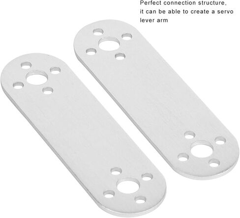 أقواس مسطحة أدوات استبدال الألومنيوم أدوات CNC المعدنية أدوات روبوت روبوت لروبوتات TetrixRobotics متينة 2PCS 91 × 27 × 2MM in Saudi Arabia