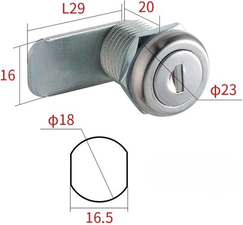 Cabinet Cam Lock for Box Cupboard Locker Yacht Car Bathroom Window Hardware DIY MMS478 1Pcs(MMS478 2 16mm) in Saudi Arabia