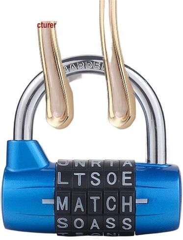 4 ملونة قفل رمز كلمة مرور قفل كلمة مرور الباب لأمتعة الأبواب RARELOCK ZS52 1PCS (أسود) in Saudi Arabia