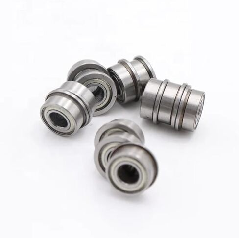 20pcs/50pcs Stainless Steel Bearings SMF148ZZ 8x14x4mm Mini Flange Bearings 8 * 14 * 4mm Miniature Deep Groove Ball Bearing(50pcs) in Saudi Arabia