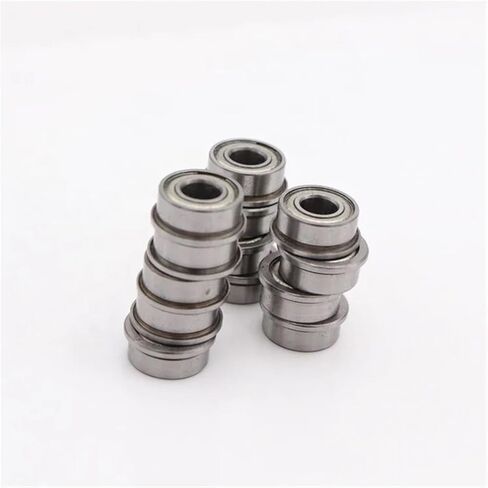 20pcs/50pcs Stainless Steel Bearings SMF148ZZ 8x14x4mm Mini Flange Bearings 8 * 14 * 4mm Miniature Deep Groove Ball Bearing(50pcs) in Saudi Arabia