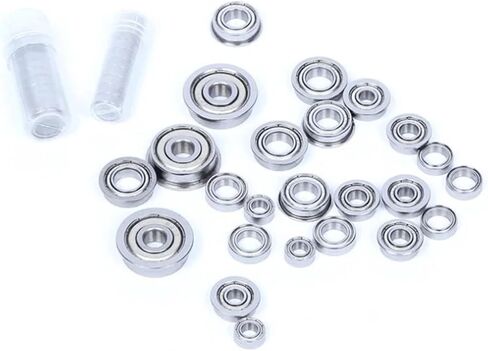 20pcs/50pcs Stainless Steel Bearings SMF148ZZ 8x14x4mm Mini Flange Bearings 8 * 14 * 4mm Miniature Deep Groove Ball Bearing(50pcs) in Saudi Arabia