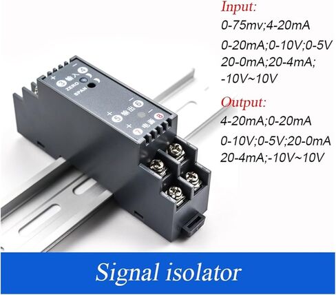 1 في 1 OUT DC24 0-10V 4-20MA حلقة محول الإشارة المعزل عن إدخال الإدخال المُعزل الإشارة السلبية المدمجة (OUT 4-20MA) in Kuwait