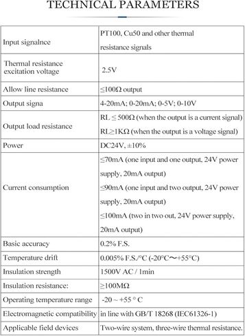 1 في 2 OUT 24VDC 4-20MA SCRIPTER 2 مخرجات إشارة عزل محول RTD/TC الجهد الجهد الحالي الجلفاني (24V_TC S 0-1600C) in Kuwait