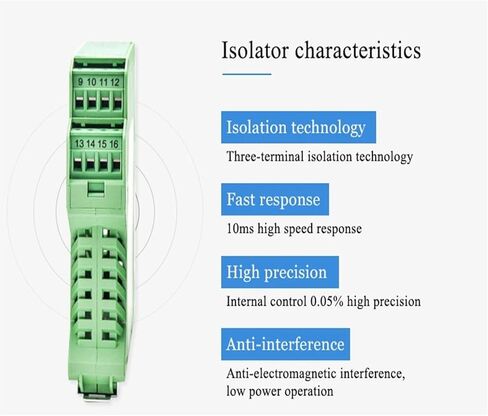 1 في 2 OUT 24VDC 4-20MA SCRIPTER 2 مخرجات إشارة عزل محول RTD/TC الجهد الجهد الحالي الجلفاني (24V_TC S 0-1600C) in Kuwait
