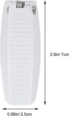 AmoSfun 2pcs Pags Door Clip مزلاج لتصميم التثبيت السهل مع البراغي شريط مزدوج الجوانب للوصول إلى المقصورة الآمنة in Kuwait