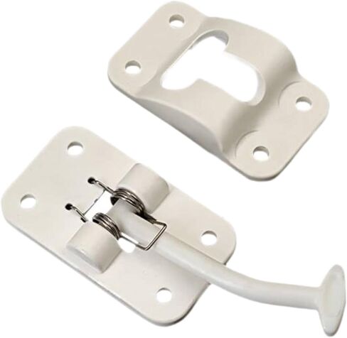 RV Door Holder Latch Door Latch Holder Catch RV Door Catch Entry Door Holder for Campers, Left Buckle White in Kuwait