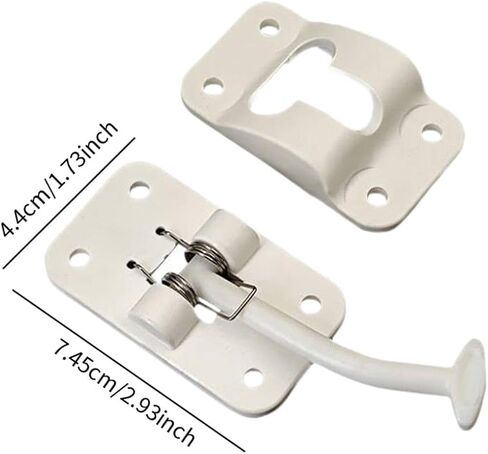 RV Door Holder Latch Door Latch Holder Catch RV Door Catch Entry Door Holder for Campers, Left Buckle White in Kuwait