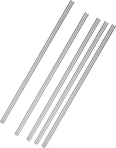 Round Shaft Stainless Steel High Precision Durable Robot Parts for FTC FRC First Robotics Competition 6mm Diameter 200mm Length 5 Pieces in Saudi Arabia