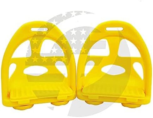 4.75 Plastic Polymer Composite Horse Endurance Stirrups with Removable Cage 12 Colors in Saudi Arabia