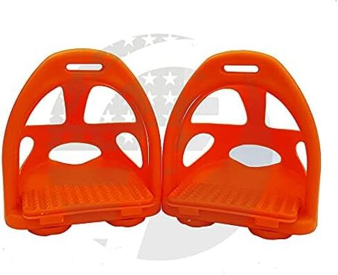 4.75 Plastic Polymer Composite Horse Endurance Stirrups with Removable Cage 12 Colors in Saudi Arabia