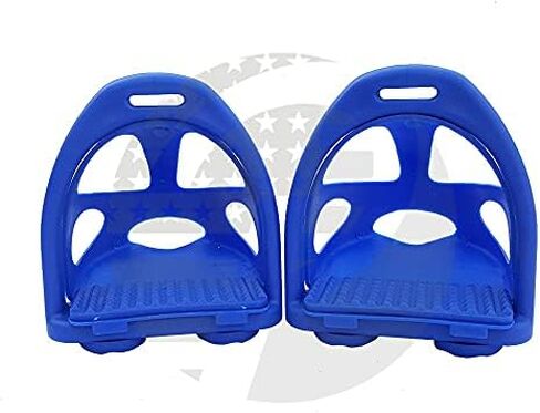 4.75 Plastic Polymer Composite Horse Endurance Stirrups with Removable Cage 12 Colors in Saudi Arabia