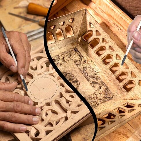60 PCS Sanding Sticks ، Double Matchsticks 120/280 Grit End Double End تفاصيل عصا الصنفرة للنماذج البلاستيكية هواية خشبية ، in Saudi Arabia