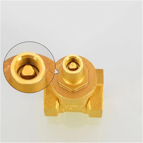 1PCS 1/2" 3/4" 1" locking copper gate valve DN15 DN20 DN25 for water meter switch anti-theft irrigation valve adapter(G1 1",Without key) in Saudi Arabia