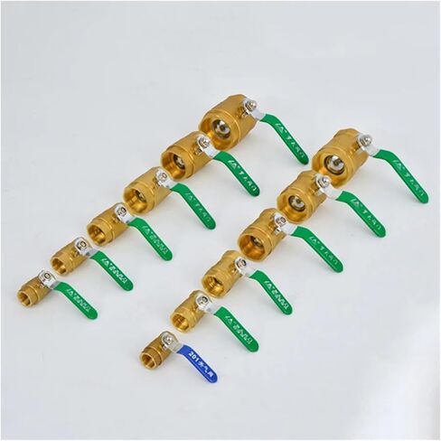 1PCS DN10 صمام الكرة النحاسي مقبض سميك 1/4 بوصة 3/8 بوصة 1/2 بوصة 3/4 بوصة 1 بوصة الخيط الداخلي الخيط الخارجي لمفتاح ماء ماء غاز الماء الساخن (1 "، أنثى BSP) in Saudi Arabia