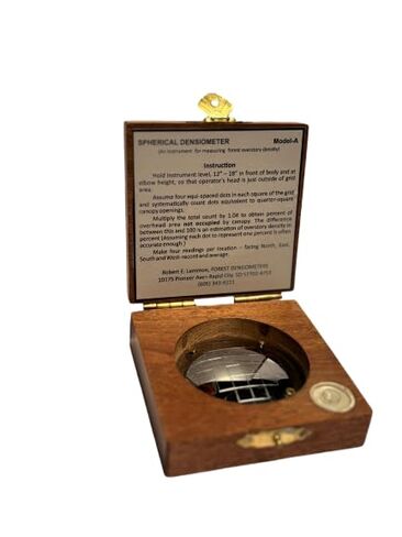 Model-Ampericometer Model-A ، أداة قياس مظلة الغابات ، حالة خشبية in Kuwait