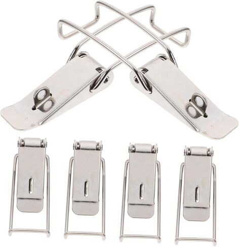 Pretyzoom 6pcs Duckbill Buckle Lock Lock Foolless Steflic Steel for Hight Duty Clamp in Saudi Arabia
