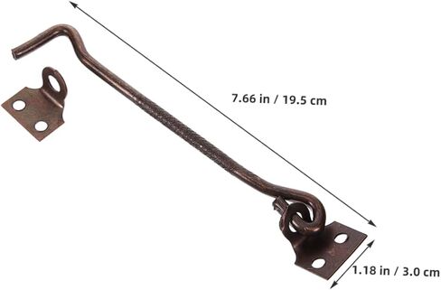 1set Vintage Metal Latch for and Doors Easy to Install Security Lock System Retro Design for Safety and Privacy for Home and Garage Use in Saudi Arabia