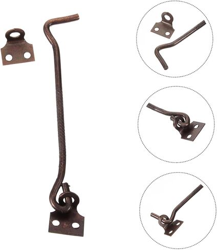 1set Vintage Metal Latch for and Doors Easy to Install Security Lock System Retro Design for Safety and Privacy for Home and Garage Use in Saudi Arabia