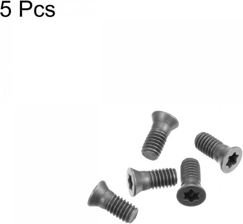 Uxcell M4 x 9mm Torx Head Set Set Set Set ، 0.7 Pitch Carbon Steel Socket ، 2pcs in Saudi Arabia