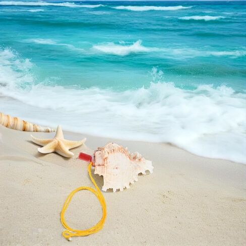 Vosarea Natural Conch Shell Horn Horning Shell Shell Toys for Boys and Girls Oberns Outdoor Events Decor in Saudi Arabia