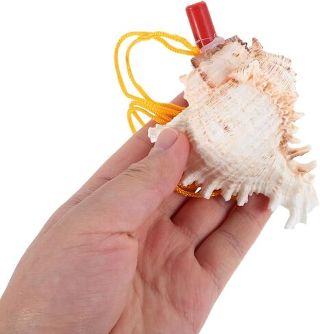 Vosarea Natural Conch Shell Horn Horning Shell Shell Toys for Boys and Girls Oberns Outdoor Events Decor in Saudi Arabia