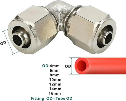 Copper tape Threaded nut Air compressor hose quick connector Socket connector TKN PU PM PE PV 1PCS(TKN-PV,16) in Saudi Arabia