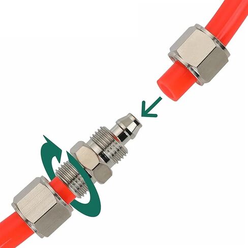 Copper tape Threaded nut Air compressor hose quick connector Socket connector TKN PU PM PE PV 1PCS(TKN-PV,16) in Saudi Arabia