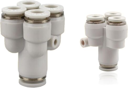 Pneumatic Quick Connectors Y Type Five Ways KQ2UD04-06 Gas Pipe Quick Connector Reducer One To Four Air Hose Fitting(KQ2UD06) in Saudi Arabia