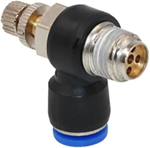 100pcs SL4-M5/SL6-M5/SL4-02/6-02 منظم ضغط الموصل السريع منظم ضاغط صمام الخانق ملحقات الهواء الالتزام الهوائية (SL12-02) in Saudi Arabia