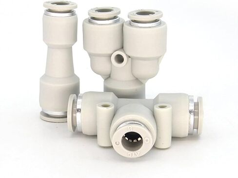 10Pcs Pneumatic Reducer Connectors Premium for Cylinder Unequal Joint Quick Push In Hose Fitting 6mm 8mm 10mm Pneumatic Parts(PW8-4) in Saudi Arabia
