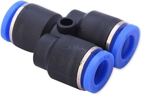 Pneumatic Fitting Pipe Air Connector Tube Quick Release Fittings Water Push In Hose Plastic 4/6/8/10/12mm PU PY Connectors(PZA,10mm) in Saudi Arabia