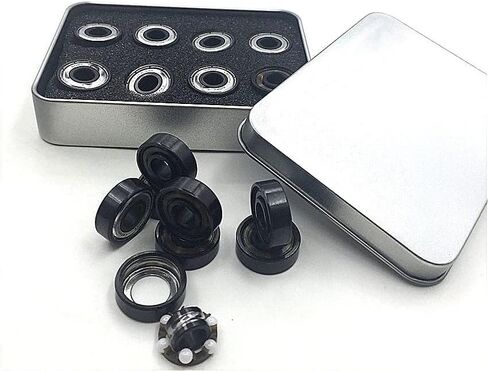 608 Ceramic 6 Ball Bearing for Professional Speed Skating Inline Skates Roller Bearing 608 Abec11 Skateboard Longboard Scooter in Saudi Arabia