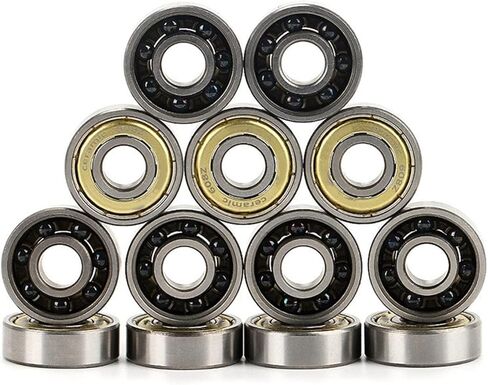 Abec-11 608 Ceramic Ball Bearing Roller Skates Inline Speed Skating Inline Skate Shoes 7 Ball Ceramic Skate Bearing in Saudi Arabia