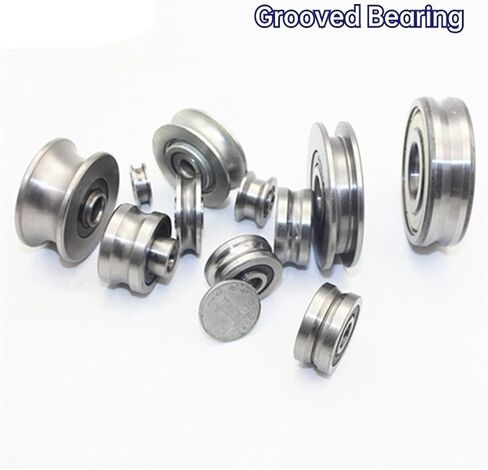 10PCS Straightening Mixed Wheel Over Line with Groove Bearing V 6204 20X47X14MM Pulley U Groove Type(V6204-3-1) in Saudi Arabia