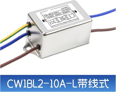 Single-Phase Power Filter CW1BL2-3A6A10A-L AC Two-Stage with line 220v Audio Anti-Interference(CW1BL2-3A-Ldouble-stagewithwire) in Saudi Arabia