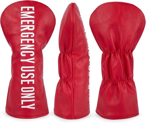Barudan Golf Club يغطي Red Pu Leather Golf Headcovers 4 نماذج متوفرة سائقين Fairway 3 5 Wood Hybrid Head Tover Fits لجميع العلامات التجارية in Saudi Arabia