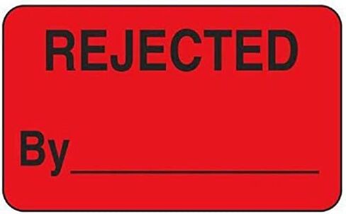 Rejected by Labels Inventory Warehouse Production Stickers (2"x1.5", 1 Roll, 1000 Labels Total) in Saudi Arabia